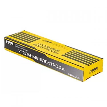 Угольный электрод КЕДР (d=16 мм, 430 мм, упаковка 20 шт.)