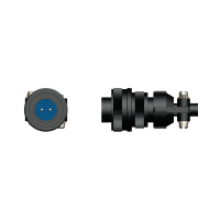 Разъем PARWELD 2 PIN AMPHENOL PLUG_ESAB