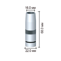 Сопло коническое Abicor Binzel для ABIROB A 360 (D16.0/68.0мм)