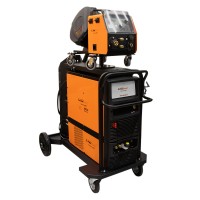 Сварочный полуавтомат FoxWeld WECO MIG 503 DP (380В, 500А, двойной пульс, синергетика, МПП, БЖО, тележка) Италия