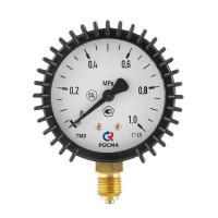 Манометр ПТК 1.0 МПа (d=63 мм, G1/4, углекислота, черный)