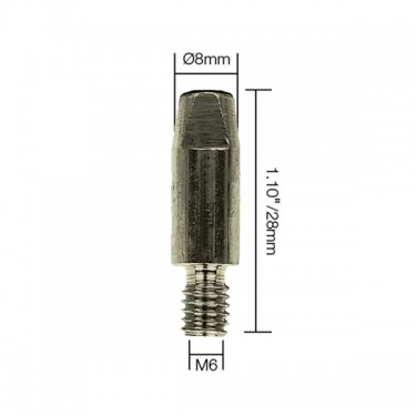 Контактный наконечник PARWELD BZL SB230A-350W (CR, d=1.6мм, ECu, M6x28x8мм, уп.25шт.)