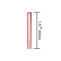 Цанга большая газ.линза PARWELD (1.0x40мм, упаковка 5 шт.) PRO/ECR/WP 9/20