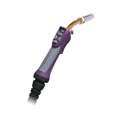 Горелка для полуавтомата PARWELD PRO-GRIP MAX 501W 5м OLED-дисплей (520А, ПВ=100%, 1.0-1.6 мм, ж/о)