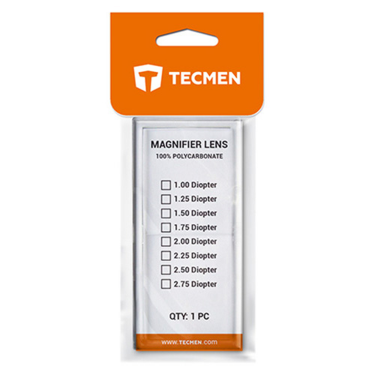 Диоптрическая линза Tecmen (+1.0, 108x51x4 мм)