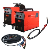 Сварочный полуавтомат Fubag INMIG 400T DG (мпп DRIVE INMIG DG (41125), шланг-пакет 5м 35мм2 6 pol (31442), горелка FB 400 3м (38449))