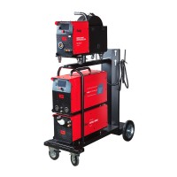 Сварочный полуавтомат Fubag INMIG 500 T DW SYN (мпп DRIVE INMIG DW (38044), шланг пакет 5м, горелка FB 500 3m (38032), блок ж/о Cool 70 (38035), тележка (38036))