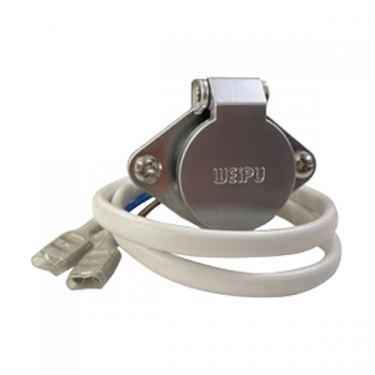 Розетка панельная Evospark на подогрев газа источника MIG с проводами подключения