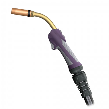 Горелка для полуавтомата PARWELD PRO-GRIP MAX 501W 3м (520А, ПВ=100%, 1.0-1.6 мм, 2-х кноп. модуль, Евро, ж/о)