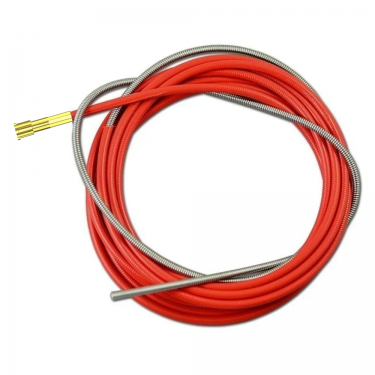Канал направляющий PARWELD BZL B405 D1.0mm 4 метра сталь, красный, оплётка