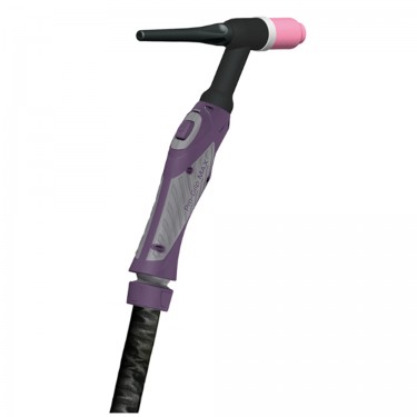 Горелка аргонодуговая PARWELD PRO-GRIP MAX TIG 550W 4м (550А, ПВ=100%, 1.2-6.4мм, 1 кноп., байонет 35-50, ниппель на газ NW5, без р.упр.)