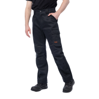 Брюки сварщика Brodeks FS38-02 (цвет черный, размер 60, класс 2)