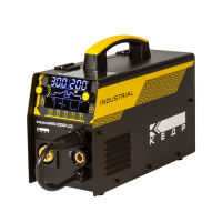Сварочный полуавтомат КЕДР IndustrialMIG-200DP LCD (230В, 30-200А, ПВ-40%, 7кВт, 0.6-1.2мм, 8.32кг)